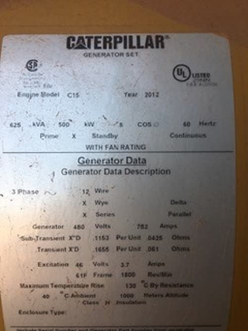 Low Hour Caterpillar C15 500KW Tier 2 Diesel Generator Set - Depco Power Systems - view 4